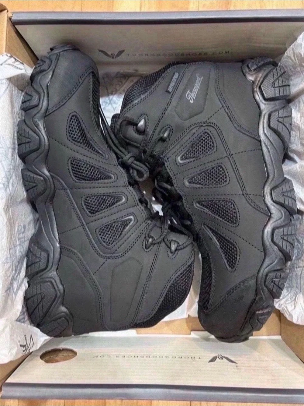 Men's Black Tactical Work Boots